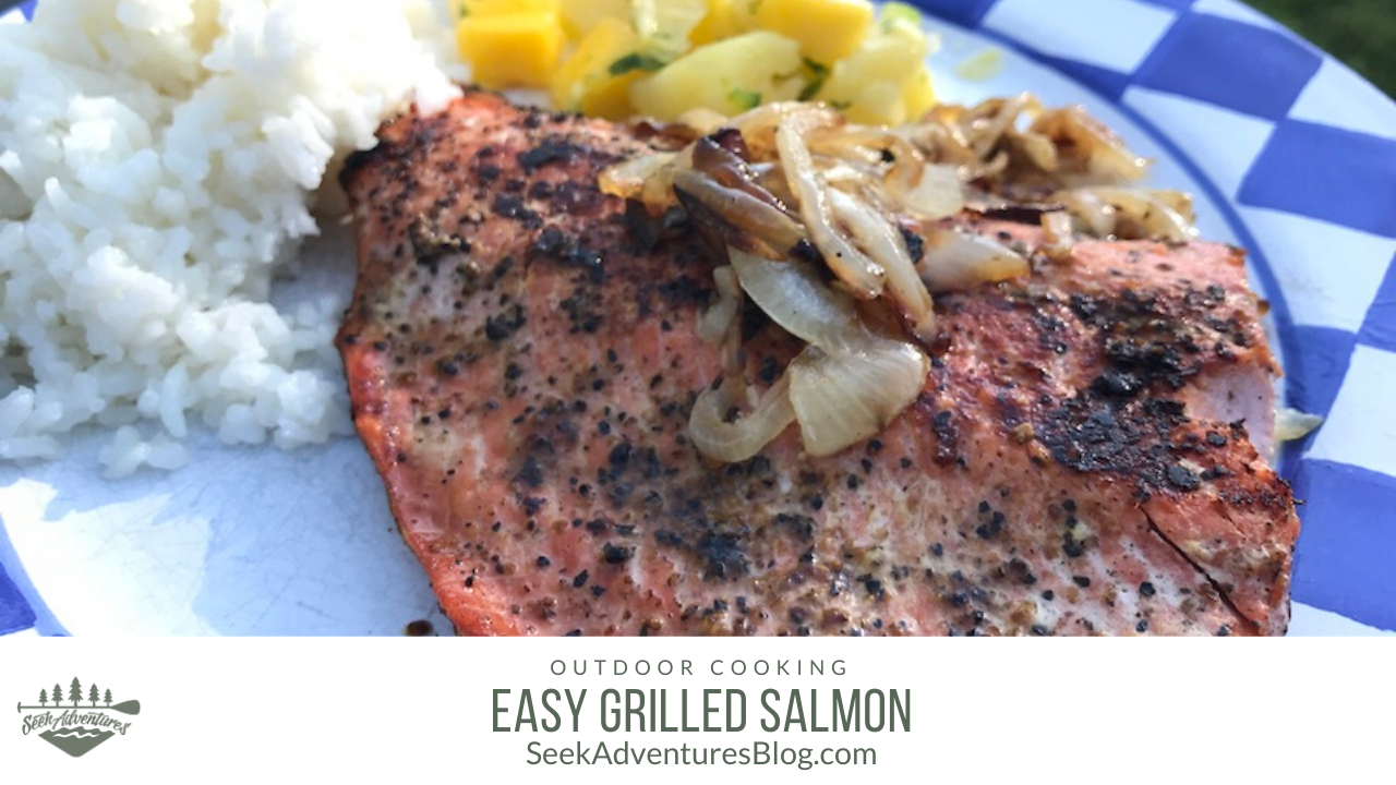 grilled salmon cooks up quickly and easily.