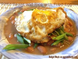 Budget Meals Beans and Rice