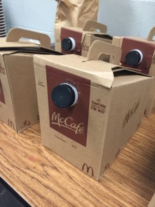 McDonald's premium roast boxed coffee
