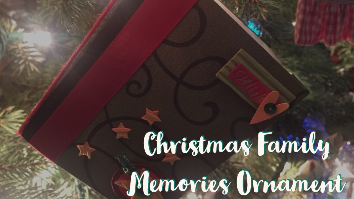 Christmas Crafting - Family Memory Book Ornament