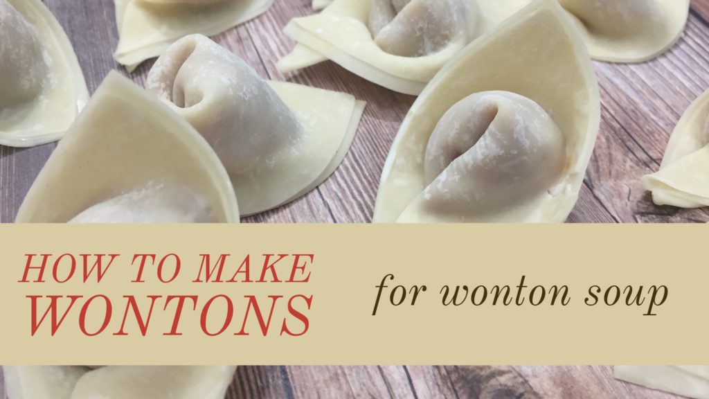 How to fold wontons