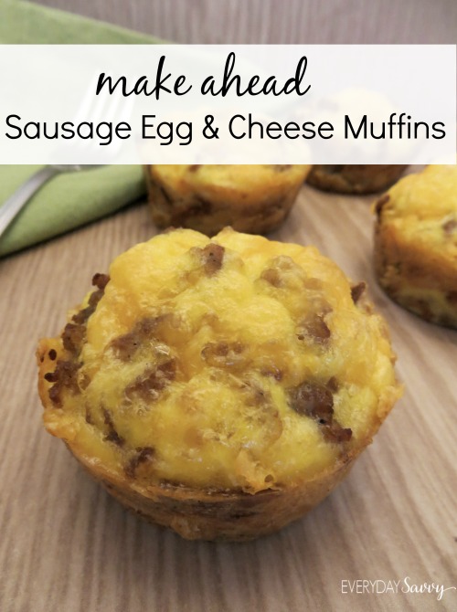 sausage egg and cheese muffins