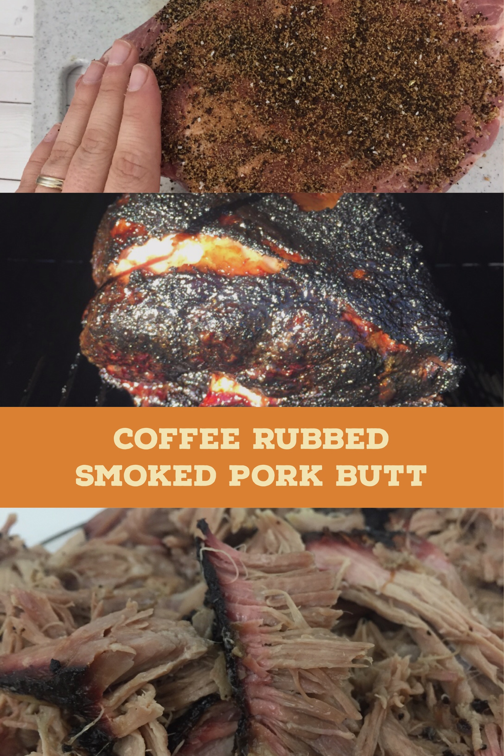 Coffee Rubbed Smoked Pork Butt
