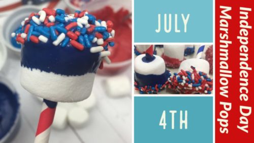 These Independence Day Marshmallow Pops are quick and easy to make. A great activity for kids of all ages and a perfect addition to your 4th of July festivities.