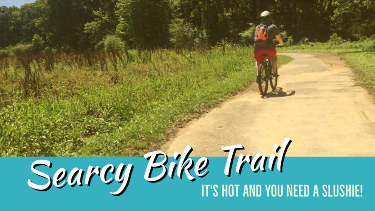searcy bike trail its hot and you need a slushie