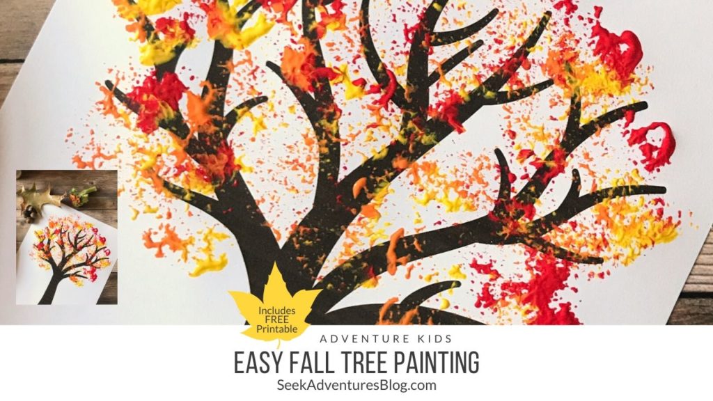 easy fall tree painting kids craft