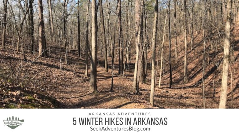 Winter Hiking trails in Arkansas