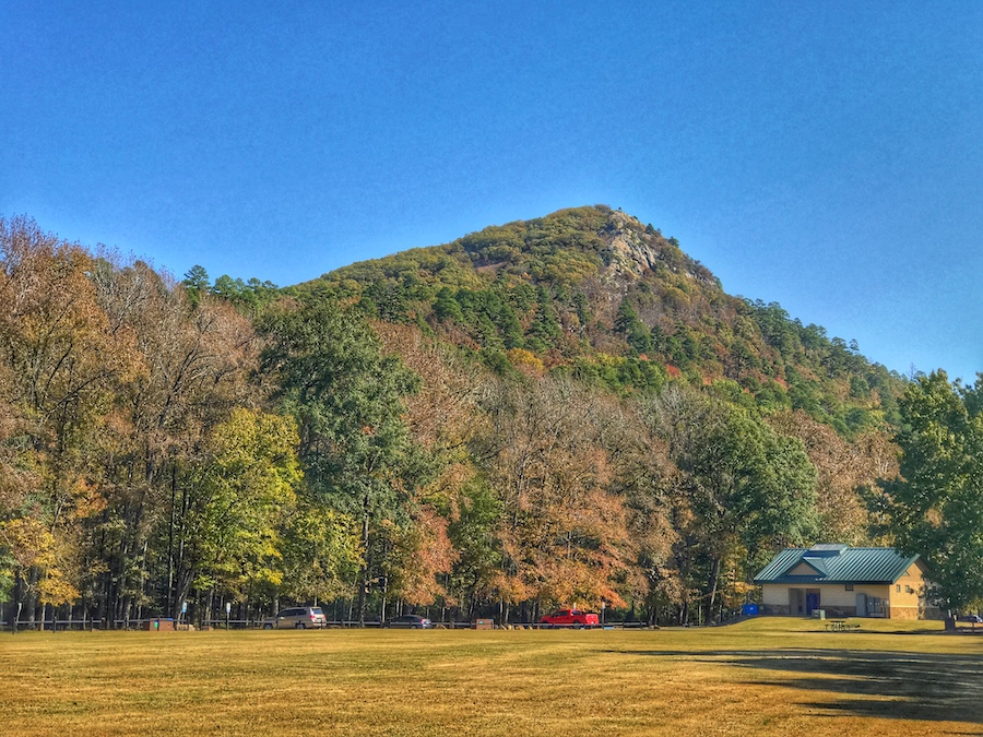 View of pinnacle Mountain State Park